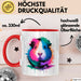 Buntes Meerschweinchen Tierliebhaber Tasse Geschenk Lustige Geschenkidee Spruch Rot Trendation
