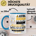Wrestlerin Tasse Geschenk Lustiger Spruch Bitte Erheben Sie Sich Seine Majestät Die Wrestlerin Betritt Den Raum Blau Trendation