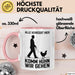 Huhn Tier Bauer Tasse Becher Geschenk Lustige Geschenkidee Spruch Alle Verrückt Hier Komm Huhn Wir Gehen Rosa Trendation