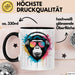 DJ Affe mit Sonnenbrille Tasse Becher Geschenk Lustige Geschenkidee Spruch Trendation