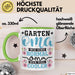 Garten Oma Tasse Geschenk Muttertag Witziger Spruch Cooler Becher Grün Trendation