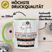 Plattenproduzentin Weil Es Keinen Schöneren Beruf Gibt Tasse Geschenk für Eine Plattenproduzentin Lustig Grün Trendation