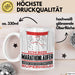 Marathonläufer Geschenk Tasse Ich Bin Marathonläufer Aber Sag Doch Einfach Superheld Lustige Geschenkdiee für Marathonläufer Kaffee-Becher Weiß Trendation
