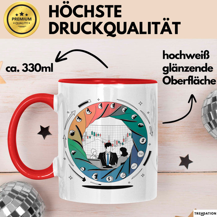 Forex Trader Tasse Geschenk Lustige Geschenkidee Spruch Für Währungs Analysten Rot Trendation