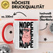 Schweinezüchter Schweine Tier Tasse Becher Geschenk Lustige Geschenkidee Spruch Nö Rot Trendation