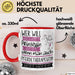 Pferdetherapeutin Tasse Geschenk Spruch Wer Will Schon Prinzessin Sein Wenn Man Auch Pferdetherapeutin Sein Kann Rot Trendation