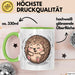 Igel Liebhaber Tasse Geschenkidee für Tierfreunde Grün Trendation