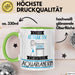 Aquarianerin Tasse Geschenk Becher Stark Attraktiv Furchtlos Aquarianerin Lustige Geschenkidee Grün Trendation