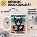 Sarkastische Katzen Tasse Geschenk Lustige Geschenkidee Spruch Guten Morgen? Ganz Dünnes Eis Weiß Trendation