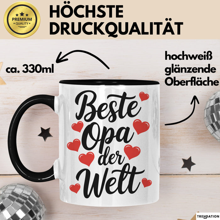 Opa Tasse Geschenk Bester Opa Der Welt Geschenkidee Vatertag Geburtstag