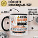 Konzertveranstalterin Tasse Geschenk Lustiger Spruch Bitte Erheben Sie Sich Seine Majestät Die Konzertveranstalterin Betritt Den Raum Schwarz Trendation