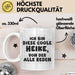 Heike Tasse Ich Bin Diese Coole Heike, Von Der Alle Reden Geschenk Weiß Trendation