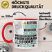 Paddelboard-Lehrer Geschenk Tasse Lustiger Spruch Erheben Sie Sich Der Paddelboard-Lehrer Betritt den Raum Rot Trendation