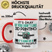 3D Drucker Tasse "Okay 3D Printing Smart People Thing" TechnikGeschenkidee Rot Trendation
