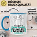 Kung-Fu-Meister Geschenk Tasse So Gut Kann Nur Ein Kung-Fu-Meister Aussehen Geschenkidee Kaffee-Becher Blau Trendation