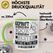 Mathematiker Geschenk Lustiger Spruch für Mathematiker Geschenkidee Bester Mathematiker Der Welt Grün Trendation
