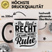Ehemann Tasse Geschenk Ehefrau Geschenkidee Du Hast Recht Ich Hab Meine Ruhe Geschenkidee Arbeitskollege Kaffee-Becher Schwarz Trendation