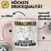 Fußballspieler Tasse Geschenk für Fußballspieler Der Mann Der Alles Kann Geschenkidee zum Geburtstag Rosa Trendation