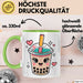 Bubble Liebhaber Tasse Geschenkidee für Boba Fan Grün Trendation