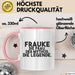 Frauke Tasse Frauke – Die Frau. Der Mythos. Die Legende. Geschenk Rosa Trendation