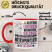 Reitsportler Geschenk Tasse Lustiger Spruch Erheben Sie Sich Der Reitsportler Betritt den Raum Rot Trendation