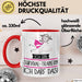 Geschenk für Survival-Trainerin Tasse Lustige Geschenkidee Geburtstag Ich Bin Survival-Trainerin Ich Darf Das Rot Trendation