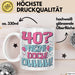 40er Geburtstag Geschenk Männer Frauen 40 Nein Doch Ohhhh Lustiger Spruch Geschenkidee Kaffee-Becher Weiß Trendation