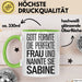 Sabine Tasse Geschenk Gott Formte Die Perfekte Frau Sabine Geschenkidee Grün Trendation
