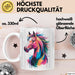 Pferd Tier Liebhaber Tasse Becher Geschenk Lustige Geschenkidee Spruch Weiß Trendation