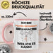 Pilates-Enthusiast Geschenk Tasse Lustiger Spruch Ich Bin Pilates-Enthusiast Warum Weil Ich Es Kann Geschenkidee Bester Pilates-Enthusiast Geburtstag Kaffee-Becher Rosa Trendation