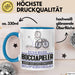 Bocciapieler Geschenk Tasse Ich Bin Bocciapieler Aber Sag Doch Einfach Superheld Lustige Geschenkdiee für Bocciapieler Kaffee-Becher Blau Trendation
