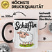 Schaf Tier Bauer Tasse Becher Geschenk Lustige Geschenkidee Spruch Schäffin Trendation