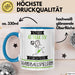 Handballspielerin Tasse Geschenk Becher Stark Attraktiv Furchtlos Handballspielerin Lustige Geschenkidee Blau Trendation