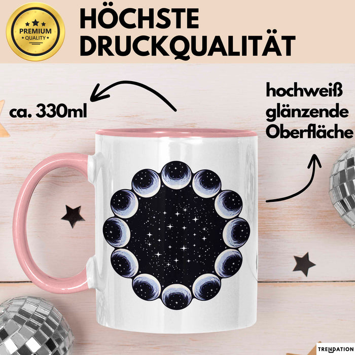 Astronomie Fan Tasse Geschenkidee Sternengucker Lustiger Geschenkidee Lustig Rosa Trendation