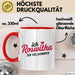 Roswitha Tasse Geschenk Ich Bin Vollkommen Roswitha Geschenkidee Geburtstag Rot Trendation