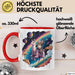 Weltall Katze Faultier Lama Regenbogen Tasse Geschenk Tier Rot Trendation