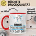 Geschenk für Basketballspielerin Tasse Lustige Geschenkidee Geburtstag Ich Bin Basketballspielerin Ich Darf Das Rot Trendation