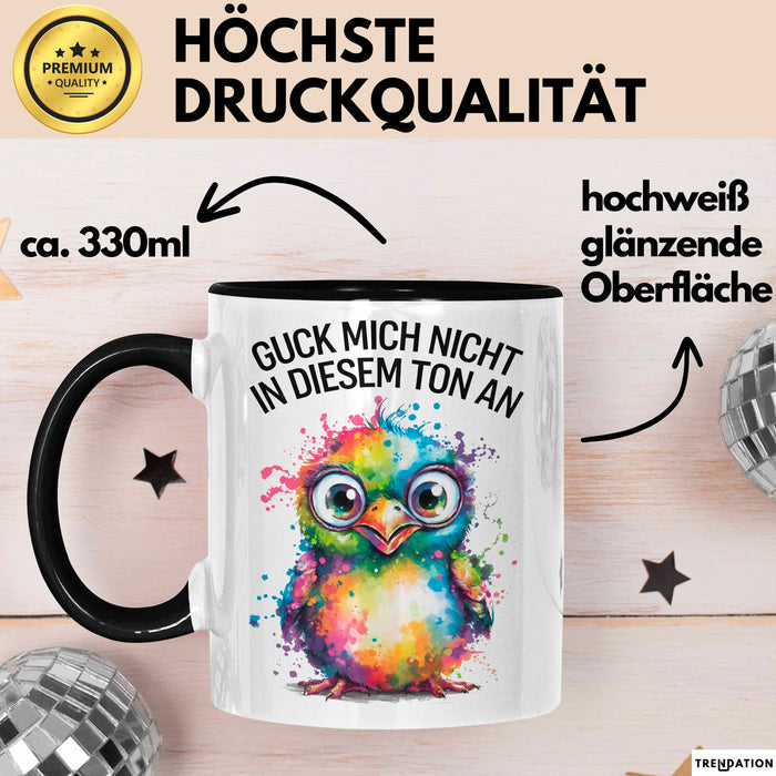 Sarkasmus Tasse Geschenkidee Schau Mich Nicht An Humor Fan Trendation