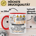 Haustier-Modedesignerin Tasse Geschenk Lustig Abstand Halten Hochleistungs-Haustier-Modedesignerin Mit Drang Zur Perfektion Bei Der Arbeit Rot Trendation