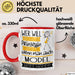 Model Tasse Geschenk Spruch Wer Will Schon Prinzessin Sein Wenn Man Auch Model Sein Kann Rot Trendation