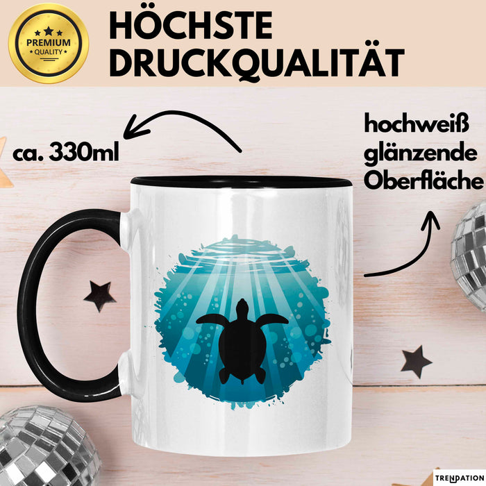 Schildkröte Tierliebhaber Tasse Geschenk Lustige Geschenkidee Spruch Trendation