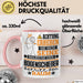 Bogenschießer Geschenk Tasse Lustiger Spruch Erheben Sie Sich Der Bogenschießer Betritt den Raum Rosa Trendation