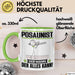 Posaunist Tasse Geschenk für Posaunist Der Mann Der Alles Kann Geschenkidee zum Geburtstag Grün Trendation