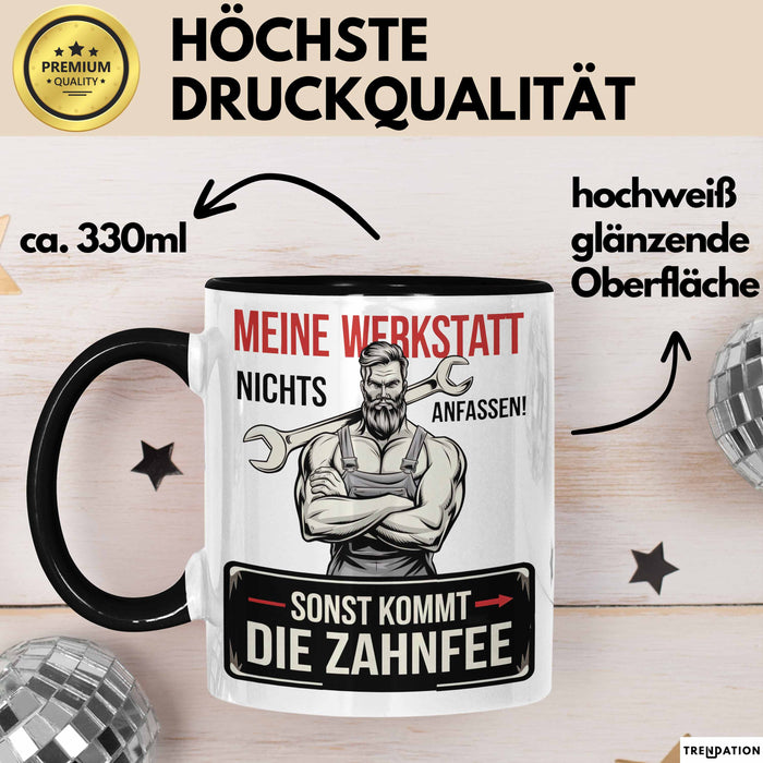 Handwerker Tasse Geschenk Fass Nichts In Der Werkstatt An Trendation