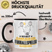 Fußballspieler Geschenk Tasse So Gut Kann Nur Ein Fußballspieler Aussehen Geschenkidee Kaffee-Becher Schwarz Trendation