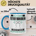 Stiefbruder Tasse Geschenk für Stiefbruder Geburtstag Lustiger Spruch Kaffee-Becher Was Ist Deine Superkraft Blau Trendation