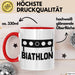 Biathlon Tasse Geschenk Wintersport Geschenke Biathlon Langläufer Rot Trendation
