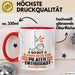 Pilates-Enthusiast Geschenk Tasse So Gut Kann Nur Ein Pilates-Enthusiast Aussehen Geschenkidee Kaffee-Becher Rot Trendation
