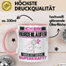 Hürdenläufer Tasse Geschenk für Hürdenläufer Geburtstag Lustiger Spruch Kaffee-Becher Was Ist Deine Superkraft Rosa Trendation