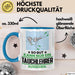 Tauchlehrer Geschenk Tasse So Gut Kann Nur Ein Tauchlehrer Aussehen Geschenkidee Kaffee-Becher Blau Trendation